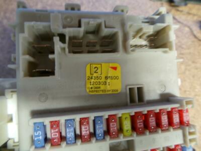 NISSAN PULSAR FUSE BOX UNDER DASH 1.8L PETROL AUTO, N16 SI-II, 07/00-12
