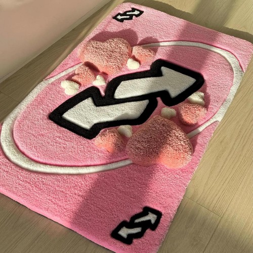 Alfombra de lana hecha a mano con tarjeta inversa Uno para sala de estar del hogar - Imagen 7 de 10