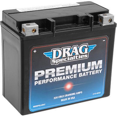 DRAG SPECIALTIES PREMIUM BATTERY INDIAN CHIEF VINTAGE DELUXE BOMBER DARK HORSE