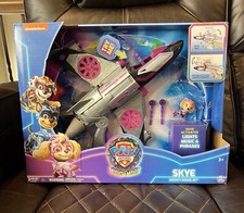 PAW Patrol: The Mighty Movie, Transforming Jet With Lights, Sounds  Skye Figure