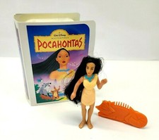1995 McDonalds Disney Masterpiece Pocahontas VHS Box  Figure Happy Meal Toy