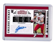 2019 Panini Contenders Draft Picks Gardner Minshew II Auto RC 151