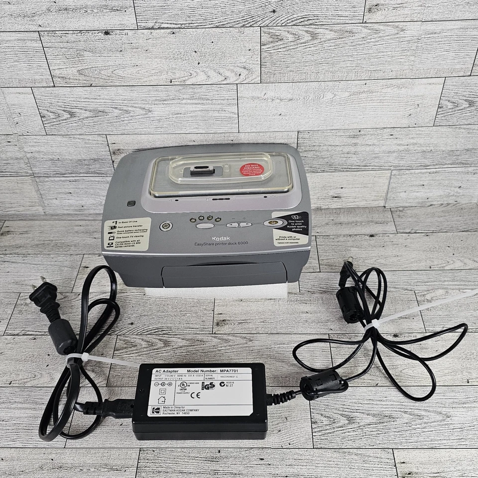 Kodak Easyshare Printer Dock 6000 Power Supply, Manuals (2) Photo Paper  - Image 2 of 4