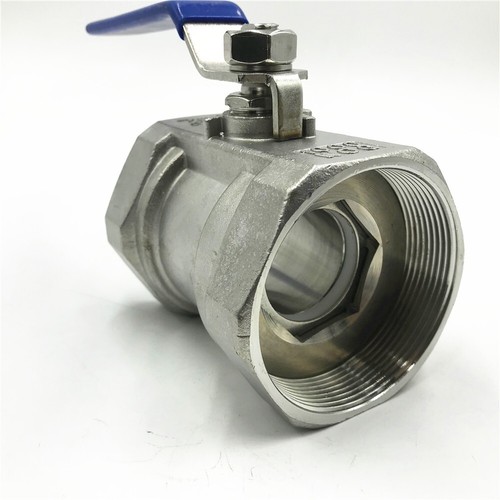 4" BSP DN100 Stainless Steel 304 One Piece Ball Valve Water Oil Air - Picture 3 of 4