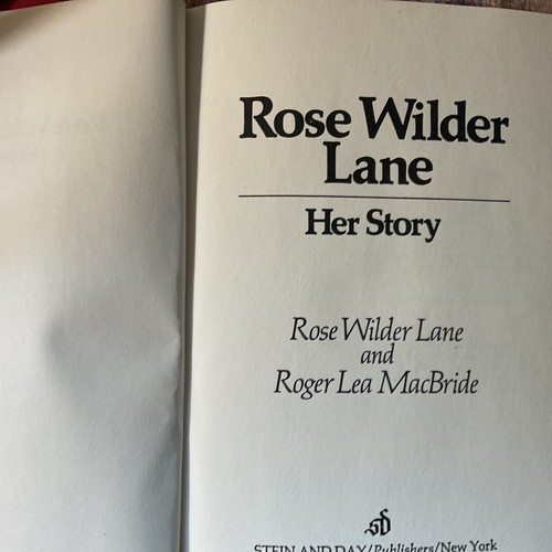 Give Me Liberty, Rose Wilder Lane, First Edition 1936 No Jacket - Picture 6 of 12
