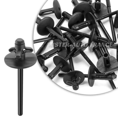 50 Clips Fixation Auto WUDQIJI - Pour BMW Mini E90 E91 F31 E39 X3 X5 X6 - Plastique Haute Qualité