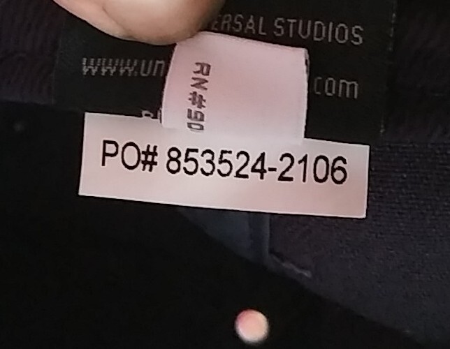 Universal Studios Navy Blue Baseball Hat 100% Cot… - image 7