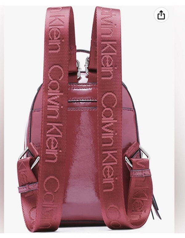 Calvin Klein Astatine Micro Mini Backpack, Bloodstone,One  display picture 3