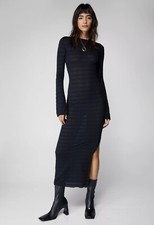 Nasty Gal Bell Sleeve Backless Dress