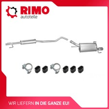 Opel Tigra TwinTop 1.4 (2004-2009) Auspuffanlage Mit Montagesatz Auspuff