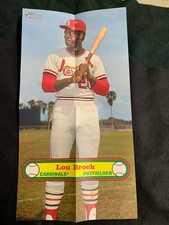 2021 Topps Heritage High # 1972 Baseball Posters Box Loader Lou Brock Cardinals