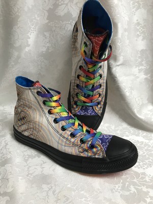 gay pride chuck taylors