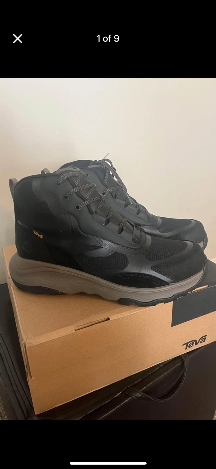 TEVA GEOTRECCA RP BLACK HICKER BOOTS MEN'S SIZE US 9
Opens in a new window or tab