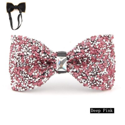 LIFKOME Papillon Da Sposo Papillon Da Smoking Doppio Strato Papillon Da - Foto 6