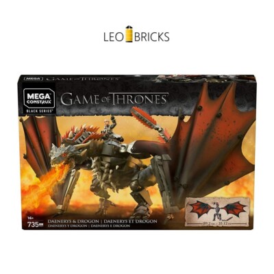 MEGA CONSTRUX  GKG97 Daenerys Targaryen und Drogon *Game of Thrones* *NEU & OVP*