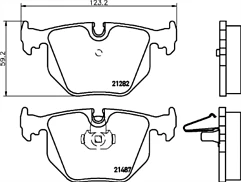Mintex Genuine OEM Rear Brake Pads