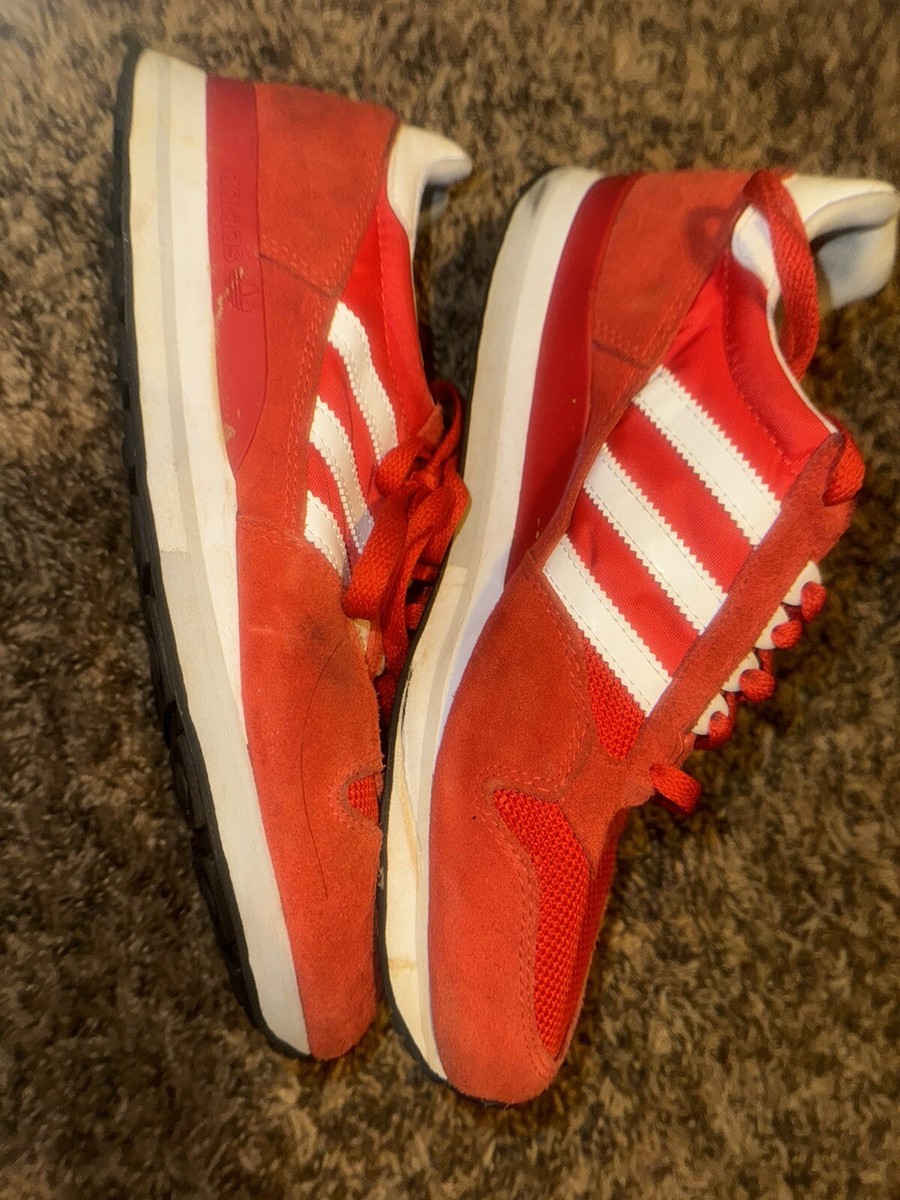 adidas ZX 500 Red and White Size 8 | eBay
