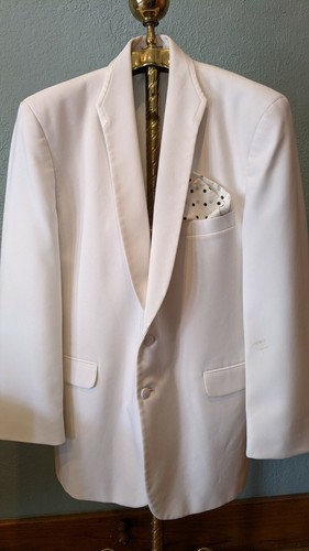 Men's White Tuxedo Jacket Size 44 by 