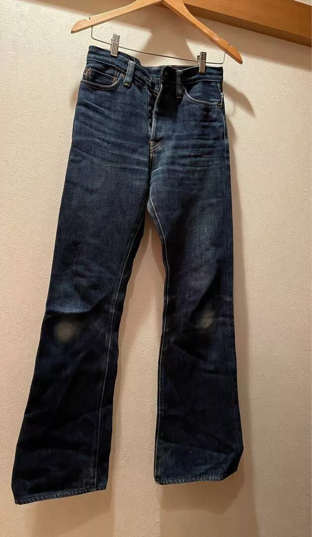 Denim Jeans SAMURAI Bootcut JEANS S512XXBC2 Selvedge DENIM Japan W 28 Inseam 31