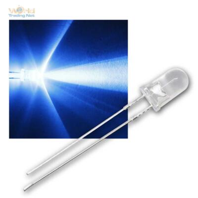 LED 5mm wasserklar versch Farben & Helligkeit Leuchtdioden LEDs transparent rund