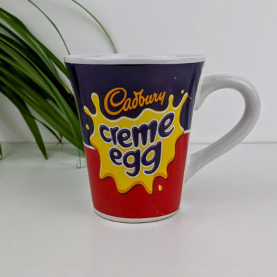 Retro Werbe Cadbury Creme Eierbecher Vintage 90er Schokolade Osterbecher