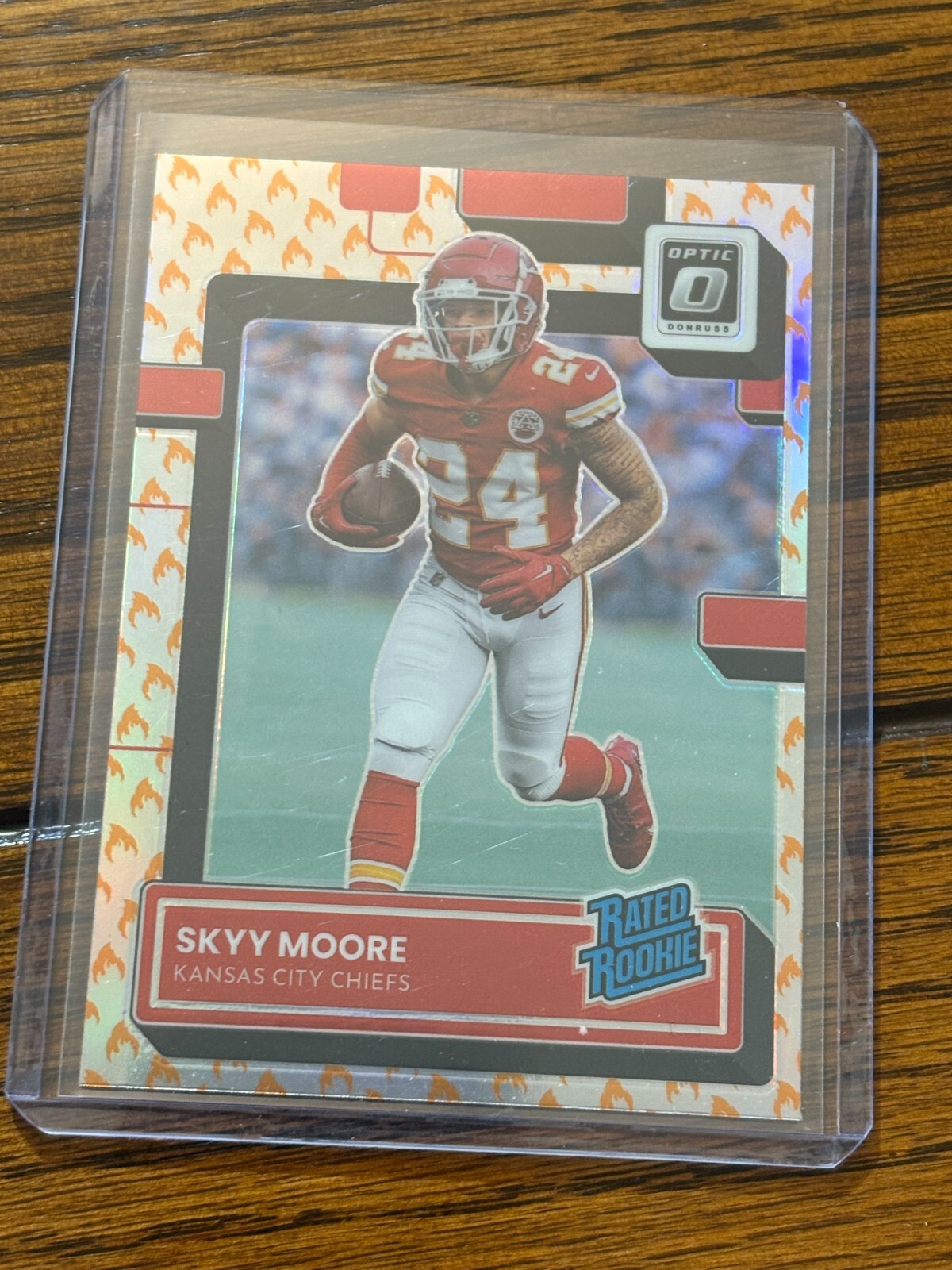 Skyy Moore 2022 Optic Fire Emoji Rookie Rc #224 Chiefs