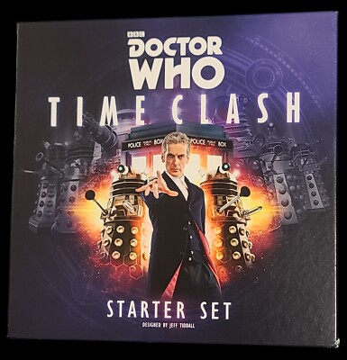 DOCTOR WHO Time Clash Game Starter Set New