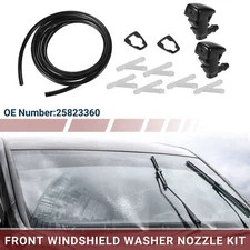 Windshield Washer Nozzle for Chevrolet Traverse with Hose and Connectors 1Set