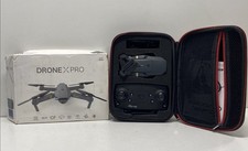 Foldable Quadcopter Drone X Pro Black Plastic Remote Control Drone