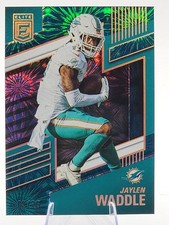 Jaylen Waddle /25 2022 Panini Donruss Elite Teal Denver Miami SSP
