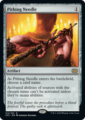 1x Pithing Needle Near Mint MTG Magic - Kid Icarus -