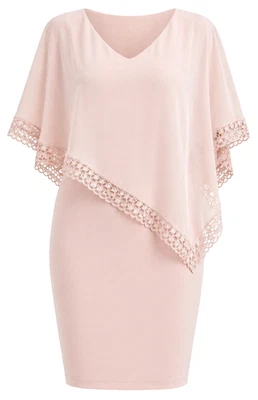 LAGERVERKAUF Joseph Ribkoff Kleid mit Chiffon Überwurf 251773 Gr.46  UVP 329,95 - Bild 1 von 2