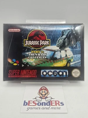 NINTENDO SNES - JURASSIC PARK - PART 2: THE CHAOS CONTINUES - PAL - OVP - Bild 1 von 4