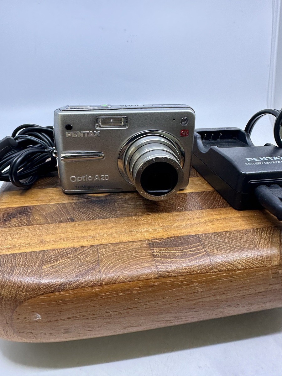 Pentax Optio A20 10 MP Digital Camera with 3 x Optical Zoom and
