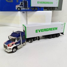 L985 MINI GT 1/64 Western Star 49X 40ft Container EVERGREEN Trailer Left Hand
