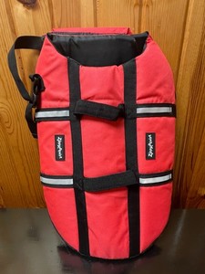 PET FLOTATION VEST LIFE JACKET BOATING RED SIZE SMALL ZIPPY PAWS