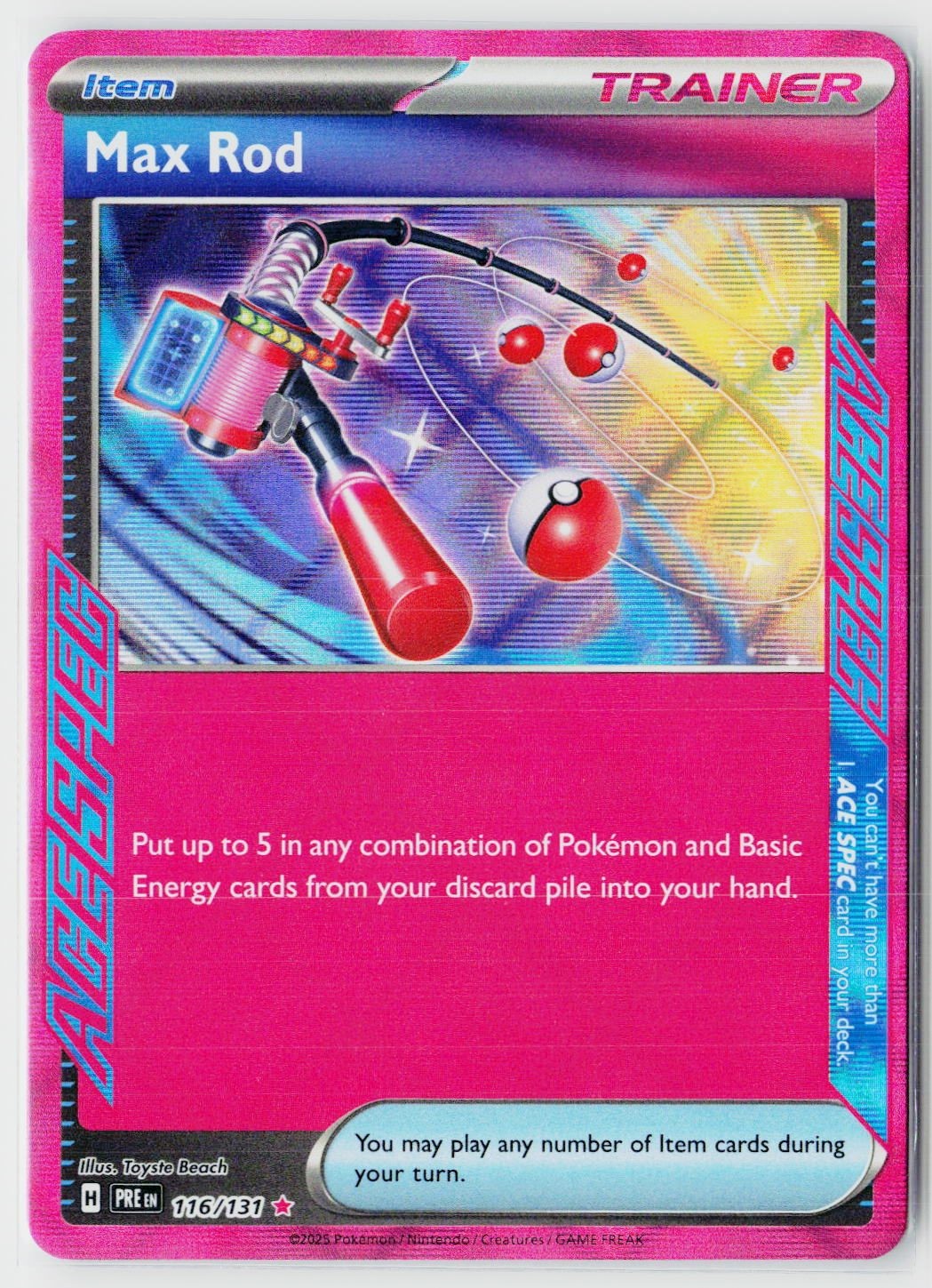 Max Rod Holofoil [PRE - 116/131]