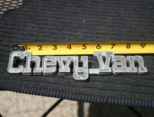 Chevrolet Chevy Van - Vintage Metal Emblem Badge Logo