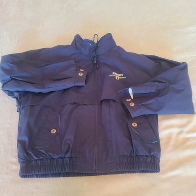 Emory Mens Large Navy Blue Full Zip Jacket Coat