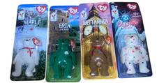 TY Beanie Babies McDonalds Iinternation Bear Set Of 4 New in box RARE