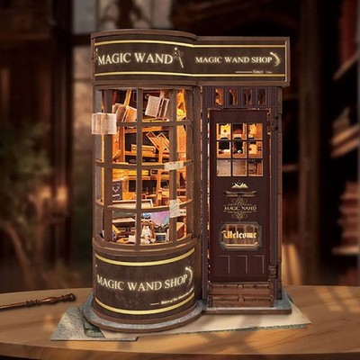 Book Nook Book Nook Bausatz 208Pcs Booknook Kit 3D Magisches für Bücherregal