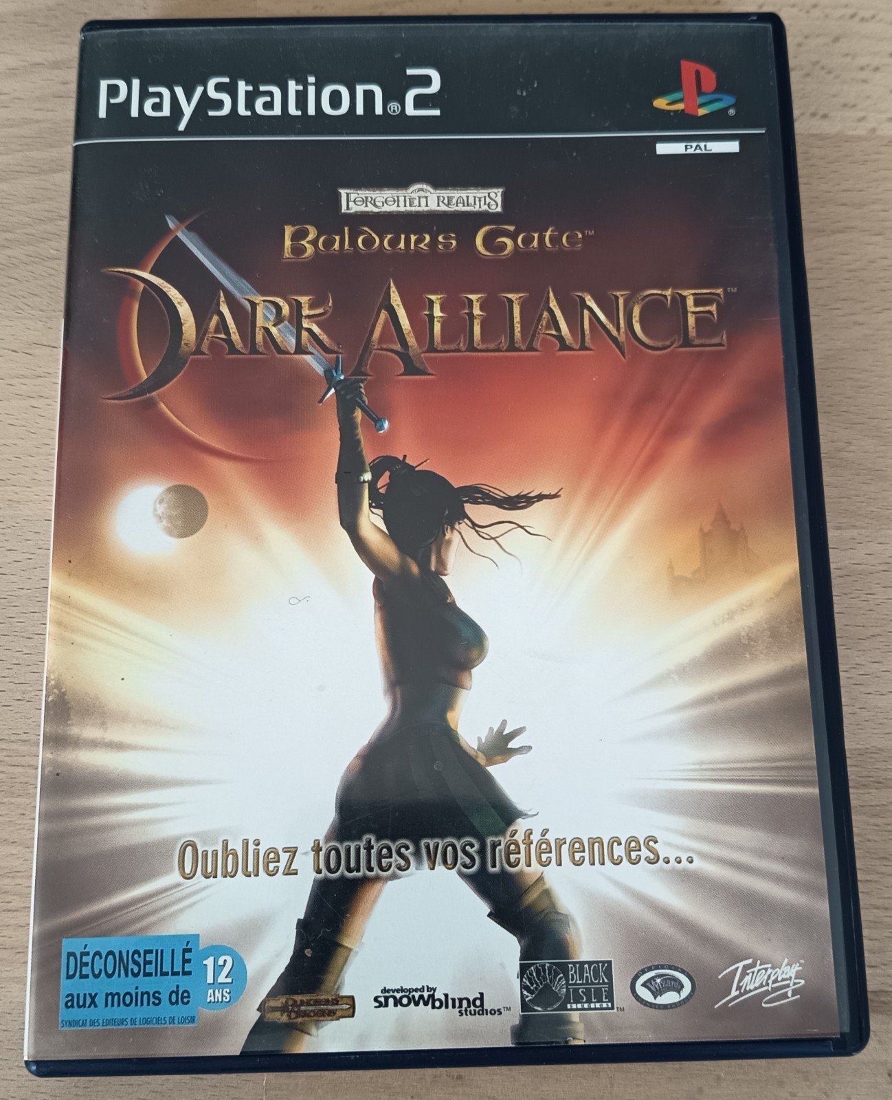 Playstation PS2 Baldur's Gate : Dark Alliance [PAL FR] CIB Boîte Notice *JRF