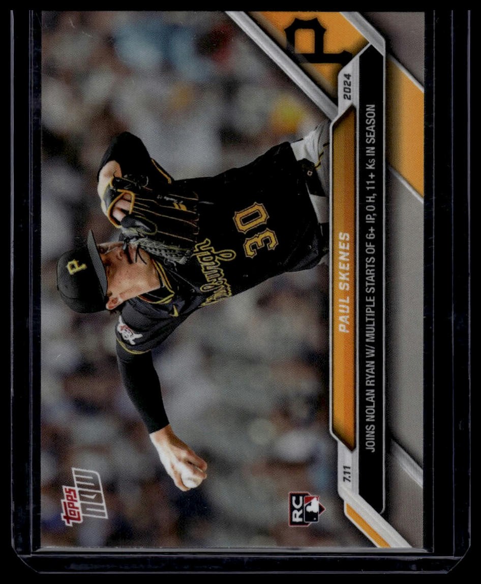 2024 Topps Now #407 Paul Skenes Free Shipping