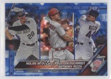 2016 Topps Box Set Chrome Sapphire Edition Paul Goldschmidt Anthony Rizzo 17a3