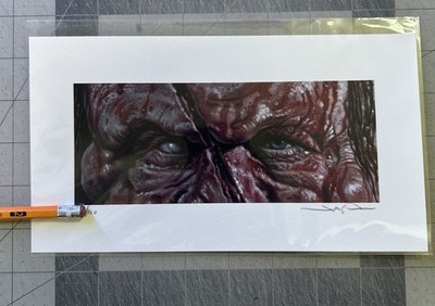 Jason Edmiston Art Print EWAF Horror Hatchet Slasher Eyes Without A Face /100