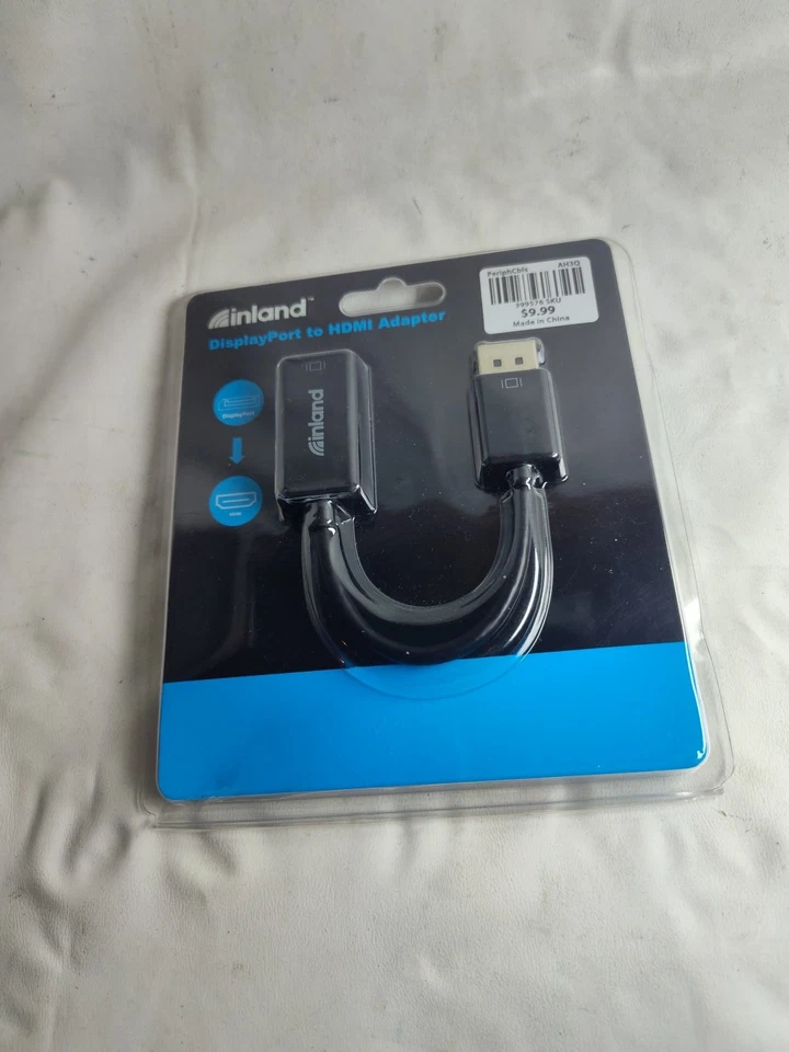 DisplayPort Male to HDMI Female Video Adapter Inland Sealed - Image 2 of 4