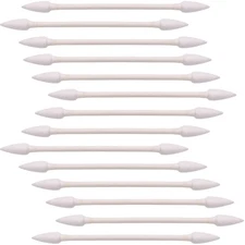 Pangda 400 Count Pointed Tip Cotton Swabs Double Tips Cotton Buds with Paper ...