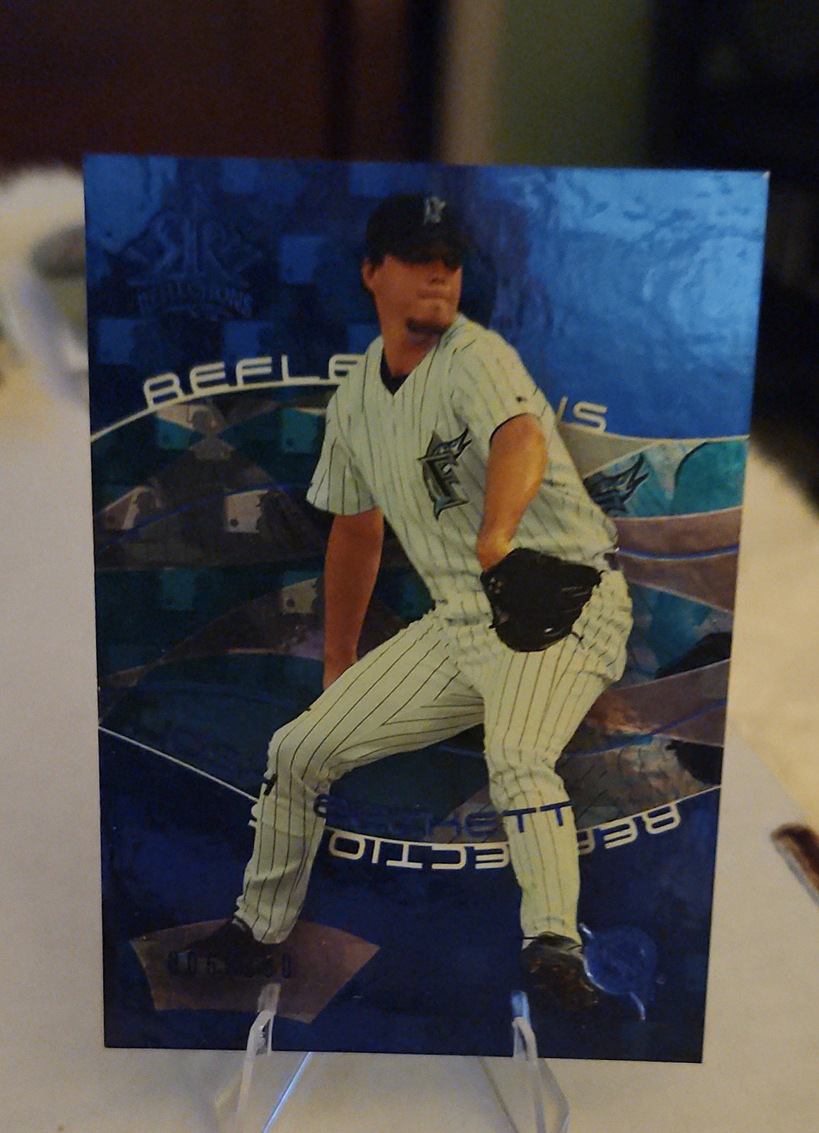 2004 Upper Deck Reflections - Josh Beckett #55 Blue 106/250