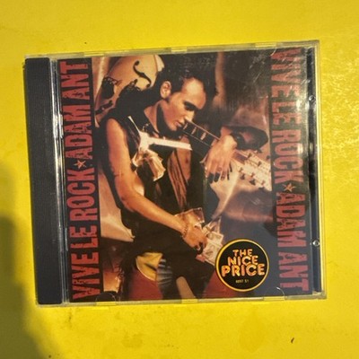 ADAM ANT  VIVE LE ROCK (CD 1985) EPIC RECORDS - LIKE NEW - FREE SHIPPING
