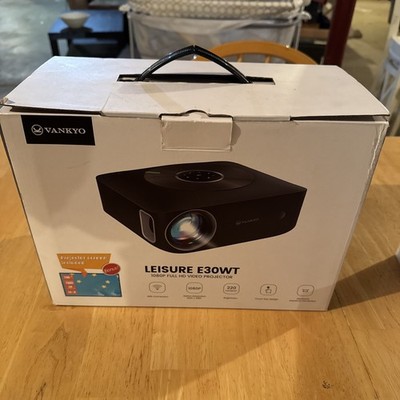 VANKYO Leisure E30WT Native 1080P Full HD Video Projector, 5G WiFi Projector NEW